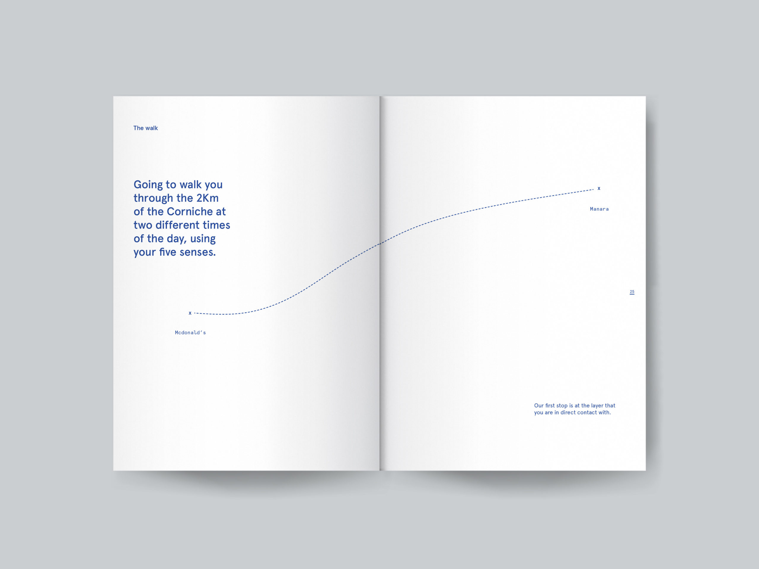Blank book or magazine template mockup vector