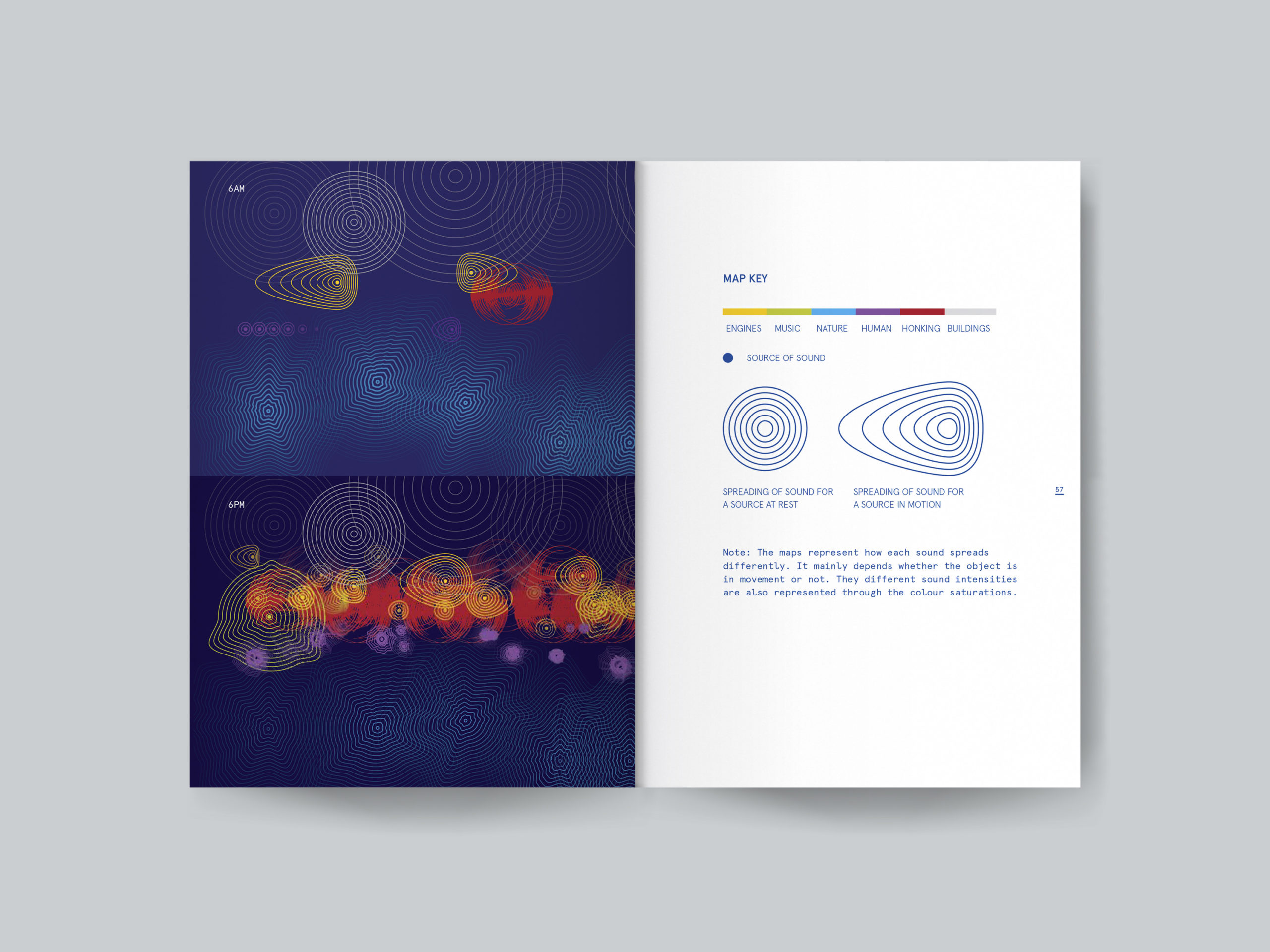 Blank book or magazine template mockup vector